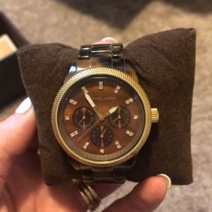 Michael Kors Tortoise Shell Watch